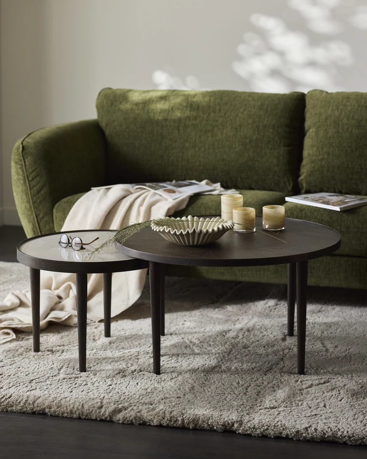 Tuva - Satsbord, Ø 55 H 42/Ø 80 H 46 cm - inspiration