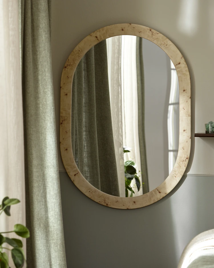 Solei - Väggspegel, H99 B70 D1,8 cm - inspiration