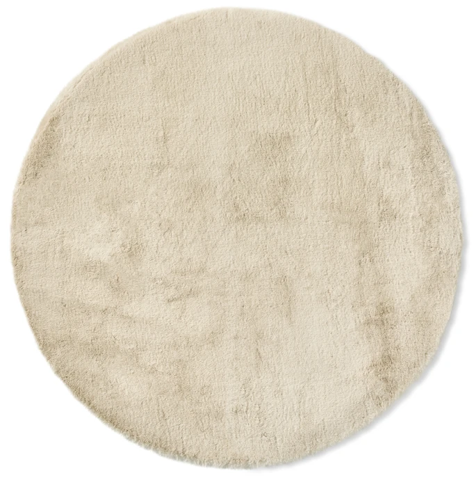 Minou, Konstpälsmatta, Ø120 cm