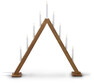 Miro - Adventsljusstake, 60x64x5,5 cm - Brun