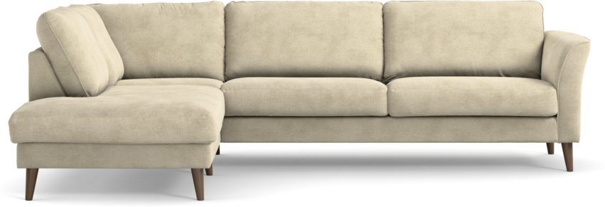 Bridge - 3-sits soffa med divan vänster - Beige