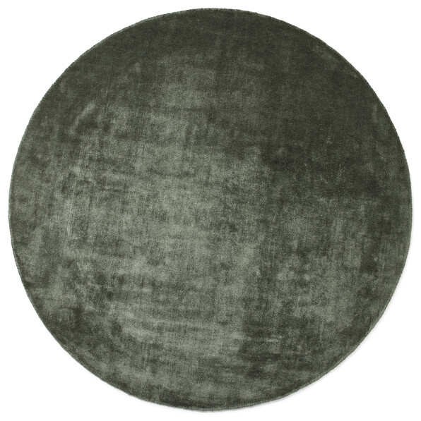 Calma - Handvävd matta, Ø250 cm - Grön