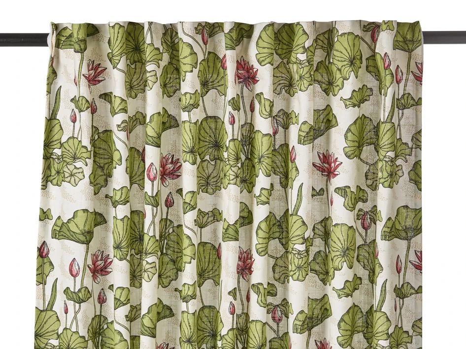 Saga - Gardin, 2-pack,140x250 cm - Beige