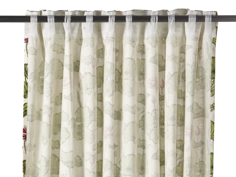 Saga - Gardin, 2-pack,140x250 cm - Beige