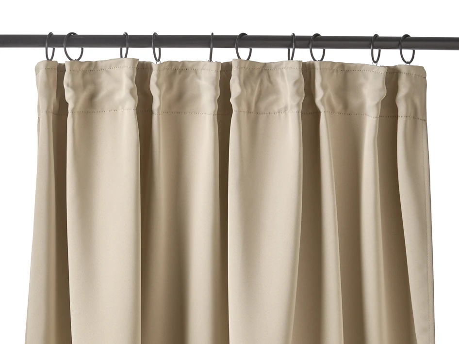 Shade - Rumsförmörkande gardin, 2-pack, 140x250 cm. - Beige