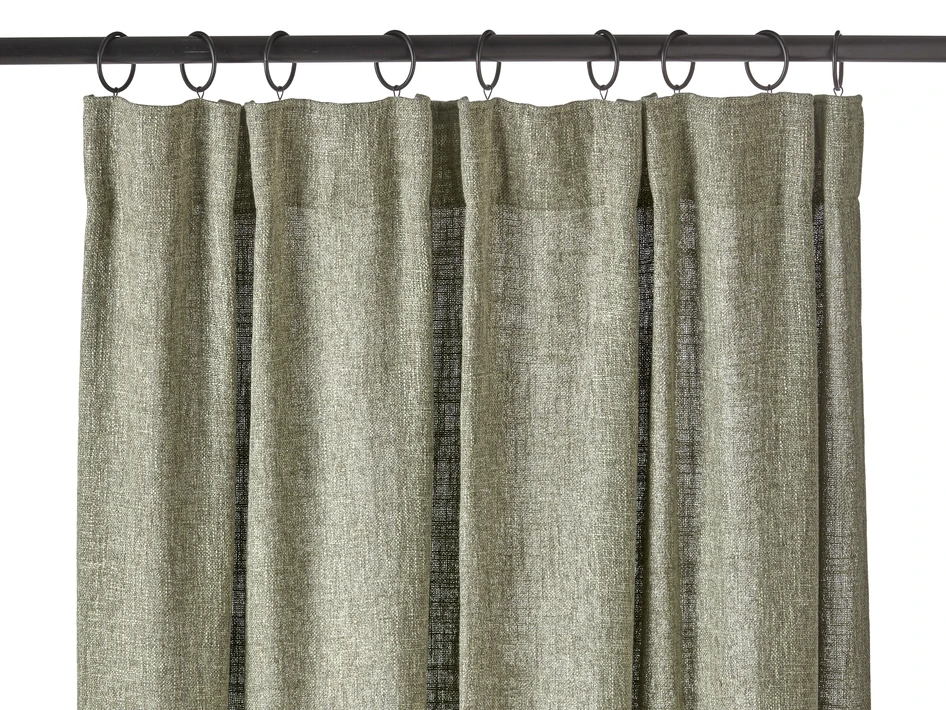 Linnelle - Gardin, 2-pack, 140x250 cm - Grön