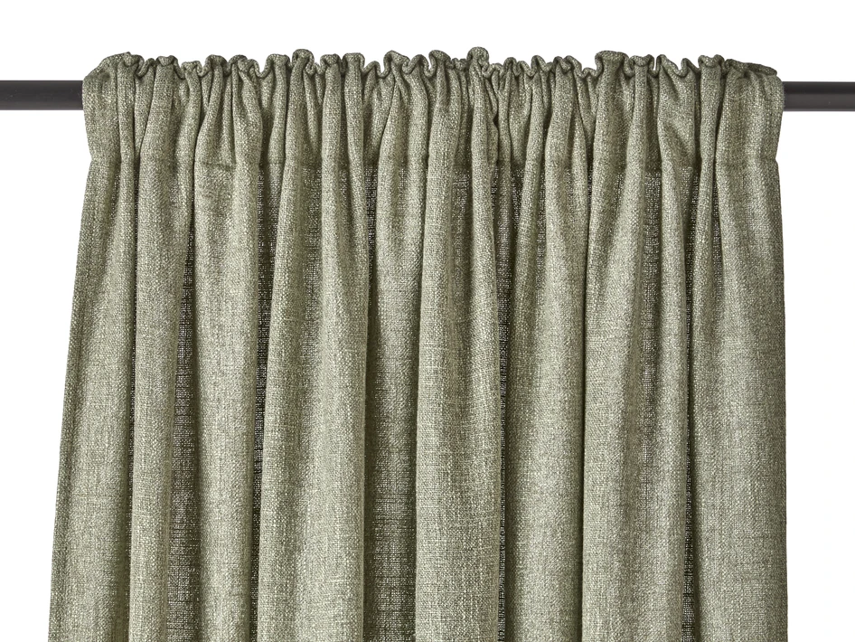 Linnelle - Gardin, 2-pack, 140x250 cm - Grön