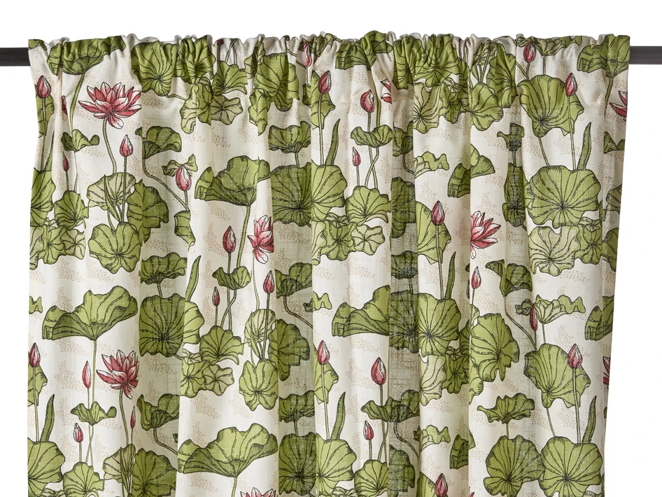 Saga - Gardin, 2-pack,140x250 cm - Beige