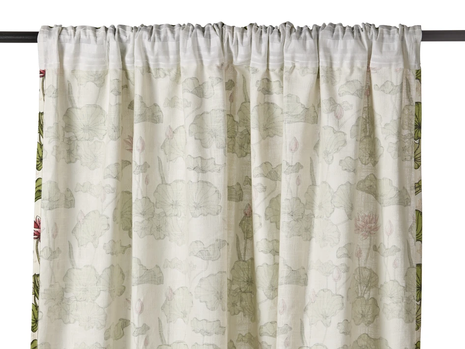 Saga - Gardin, 2-pack,140x250 cm - Beige