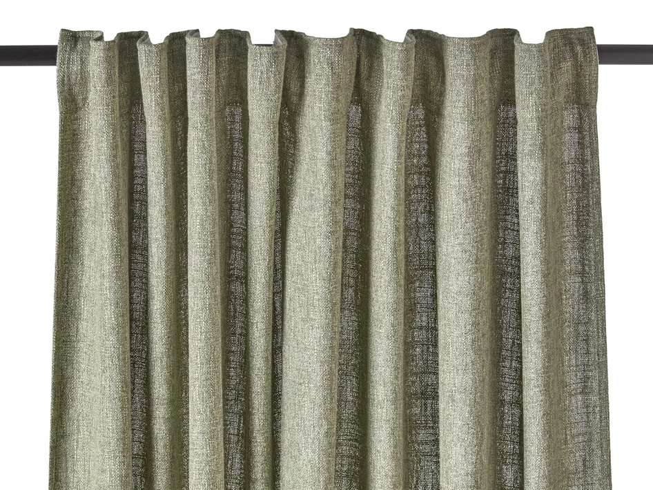 Linnelle - Gardin, 2-pack, 140x250 cm - Grön