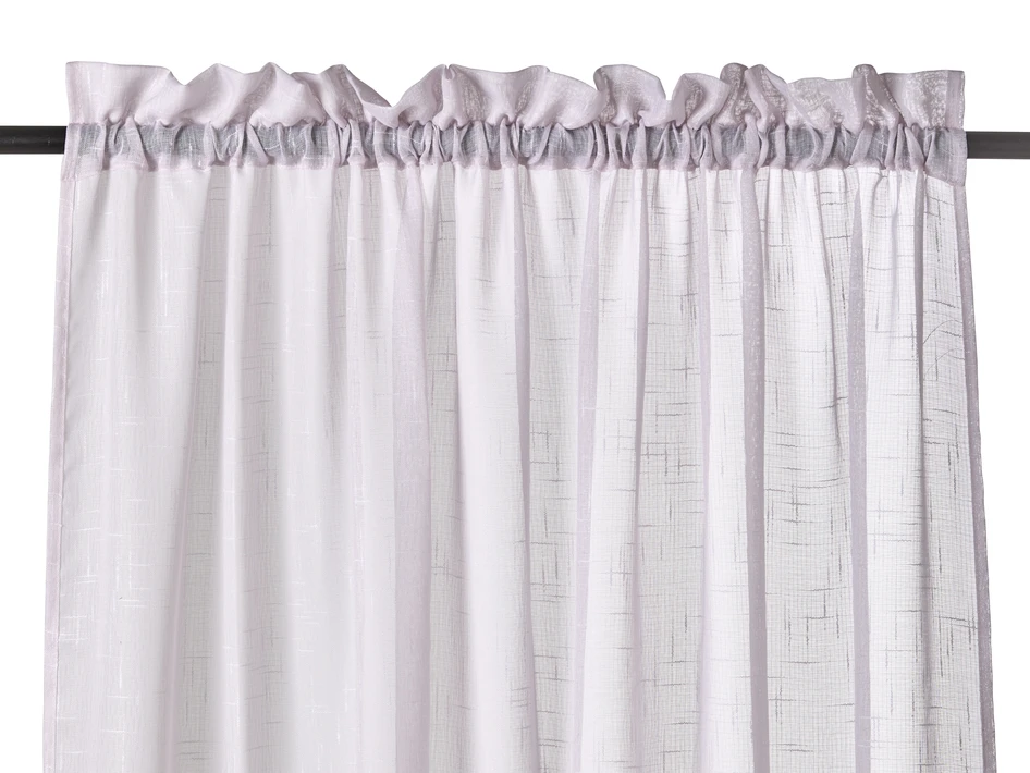 Cecilia - Gardin, 2-pack,135x250 cm  - Lila