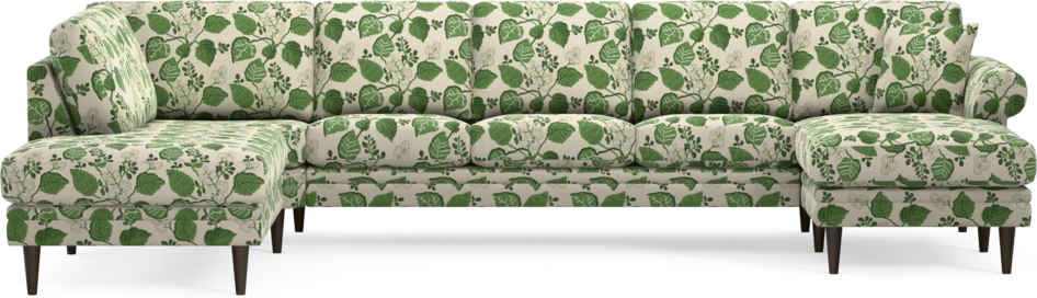 Eden - 3-sits soffa med divan vänster och schäslong höger - Flerfärgad