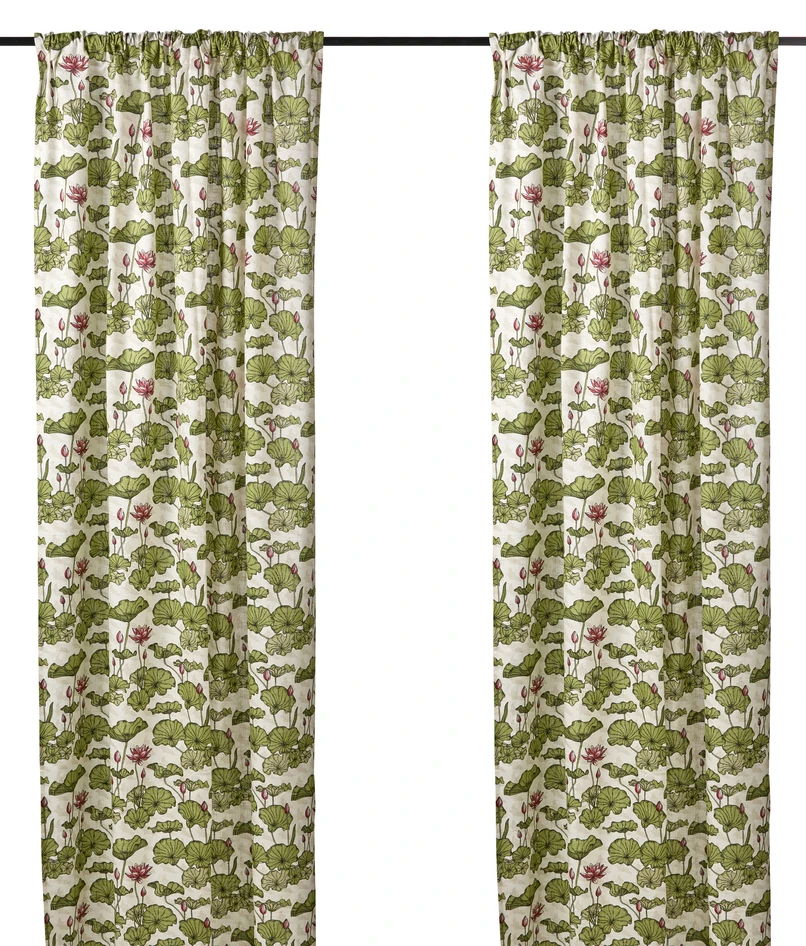 Saga - Gardin, 2-pack,140x250 cm - Beige