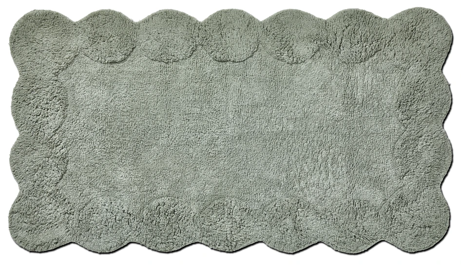 Scarlett - Badrumsmatta, 70x120 cm - Grön