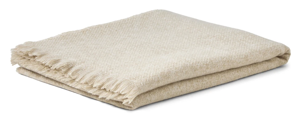 Gosa - Pläd, 130x170 cm - Beige