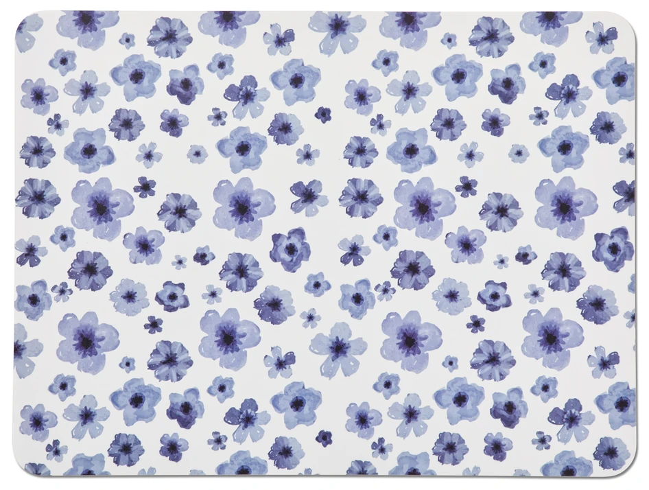 Bluebell - Tablett i plast, 30x40 cm - Blå