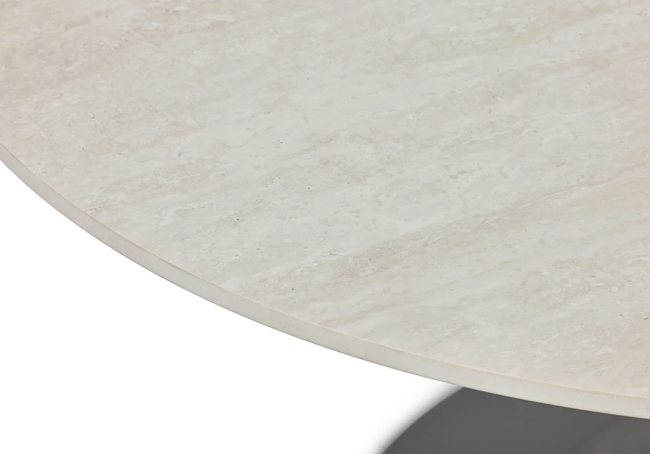 Kali - Soffbord, Ø90, H45 cm - Beige