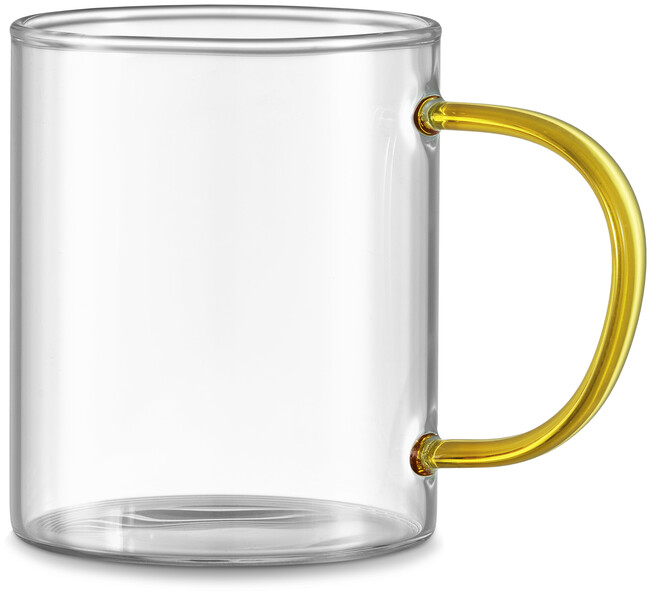 Louie - Mugg, H 8,5 Ø 7 cm, 25 cl - Gul