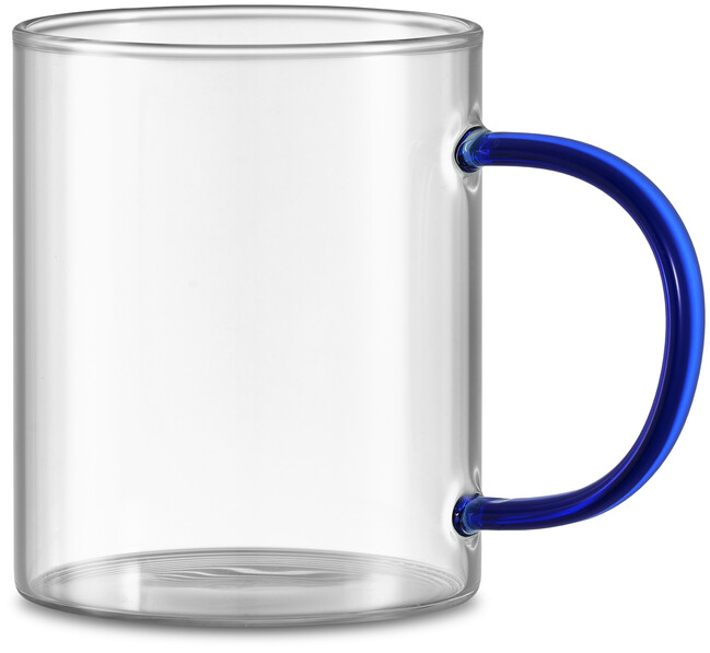 Louie - Mugg, H 8,5 Ø 7 cm, 25 cl - Blå