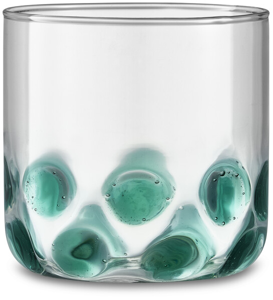 Dolly - Glas, H 8 Ø 8,5 cm, 35 cl - Grön