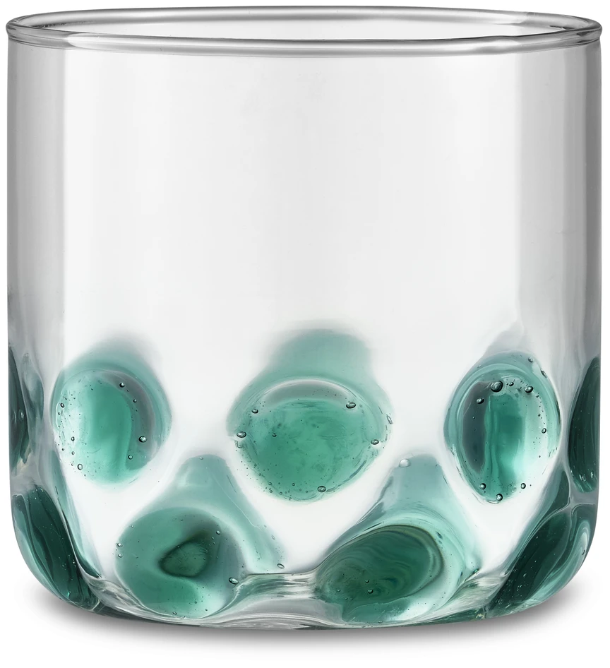 Dolly - Glas, H 8 Ø 8,5 cm, 35 cl - Grön