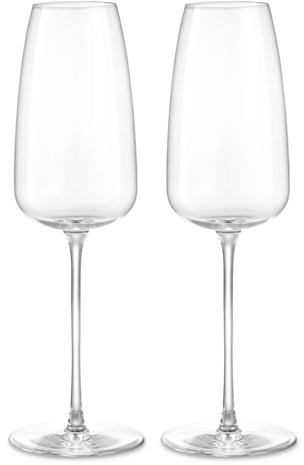 Veneto - Champagneglas, H 25 Ø 4,5 cm, 36 cl, 2-pack - Vit