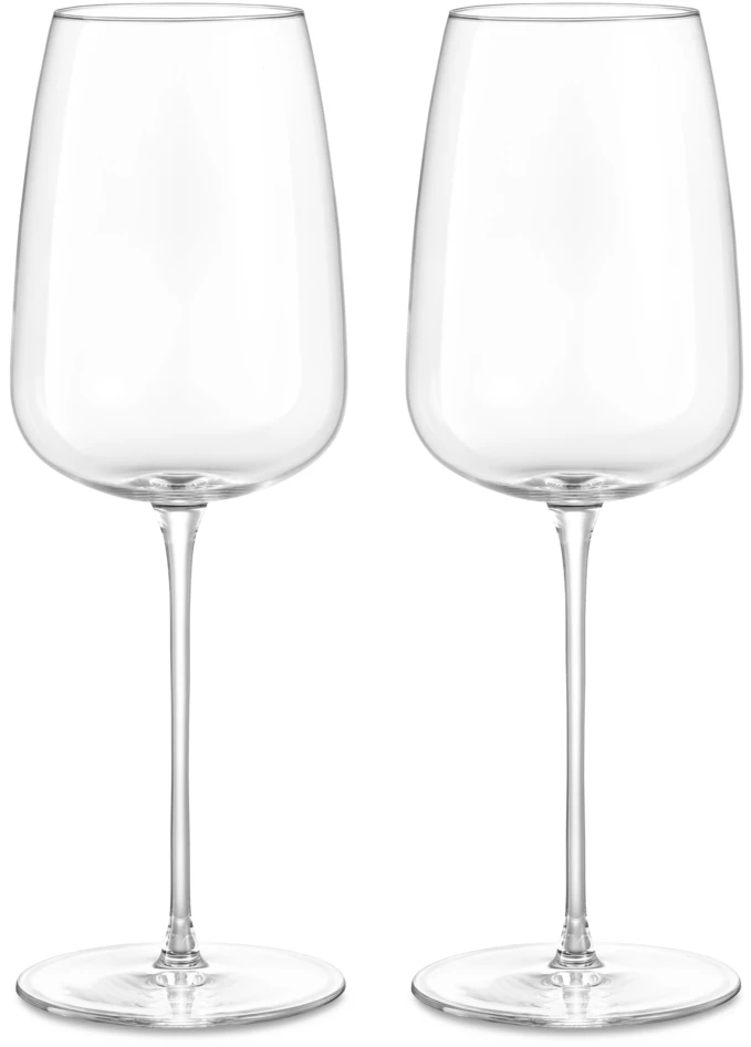 Veneto - Rödvinsglas, H 26,5 Ø 6,5 cm, 54 cl, 2-pack - Vit