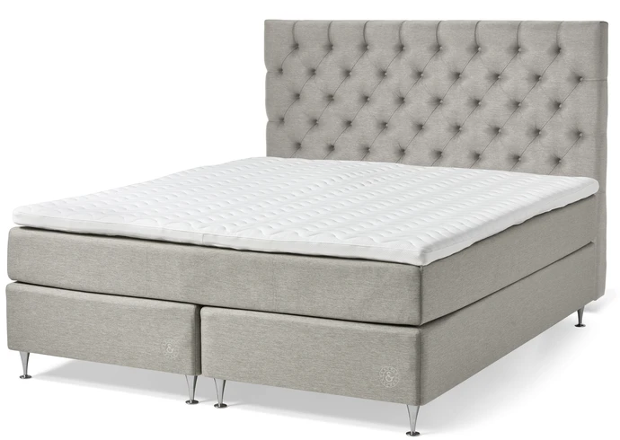 Särö Comfort, Kontinentalsäng, dubbelsäng med bäddmadrass Särö Comfort och Särö pikerad XL sänggavel