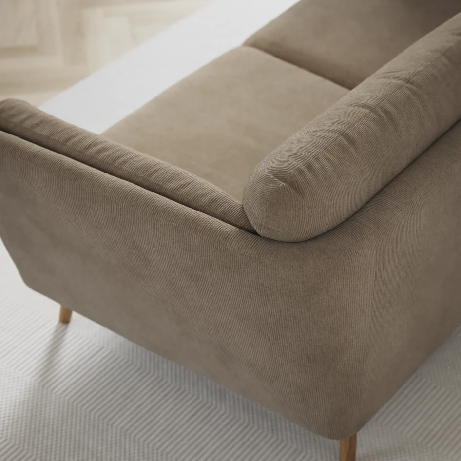 Madison - 2-sits soffa med divan vänster och schäslong höger - Beige