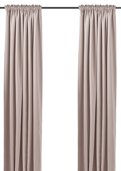 Shade - Rumsförmörkande gardin, 2-pack, 140x250 cm. - Rosa