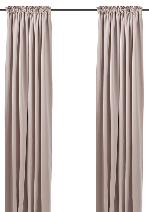 Shade, Rumsförmörkande gardin, 2-pack, 140x250 cm.