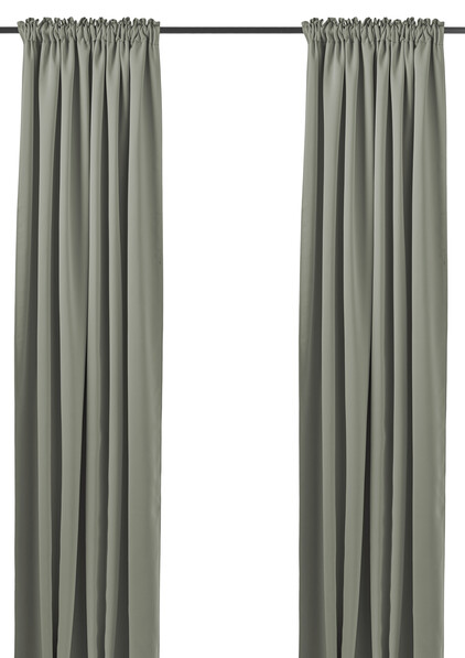 Shade - Rumsförmörkande gardin, 2-pack, 140x250 cm. - Grå