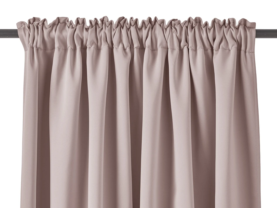 Shade - Rumsförmörkande gardin, 2-pack, 140x250 cm. - Rosa