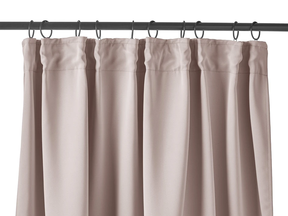 Shade - Rumsförmörkande gardin, 2-pack, 140x250 cm. - Rosa