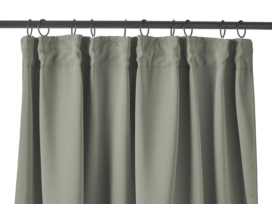 Shade - Rumsförmörkande gardin, 2-pack, 140x250 cm. - Grå