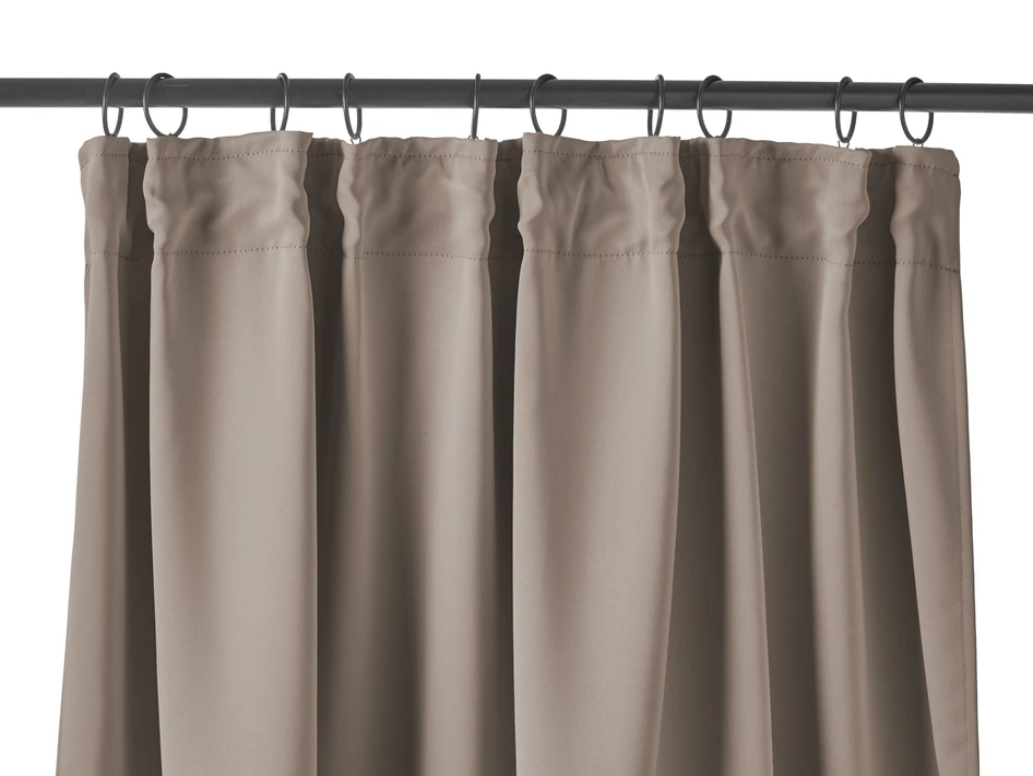 Shade - Rumsförmörkande gardin, 2 pack, 140x250 cm. - Brun