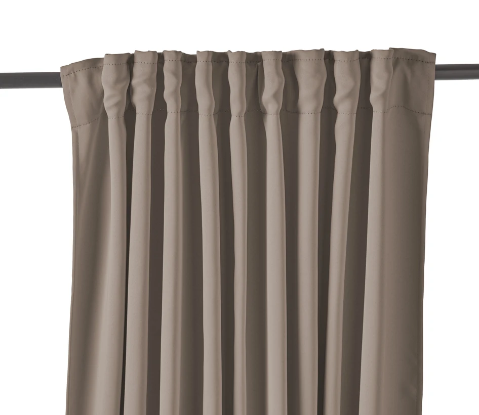 Shade - Rumsförmörkande gardin, 2 pack, 140x250 cm. - Brun