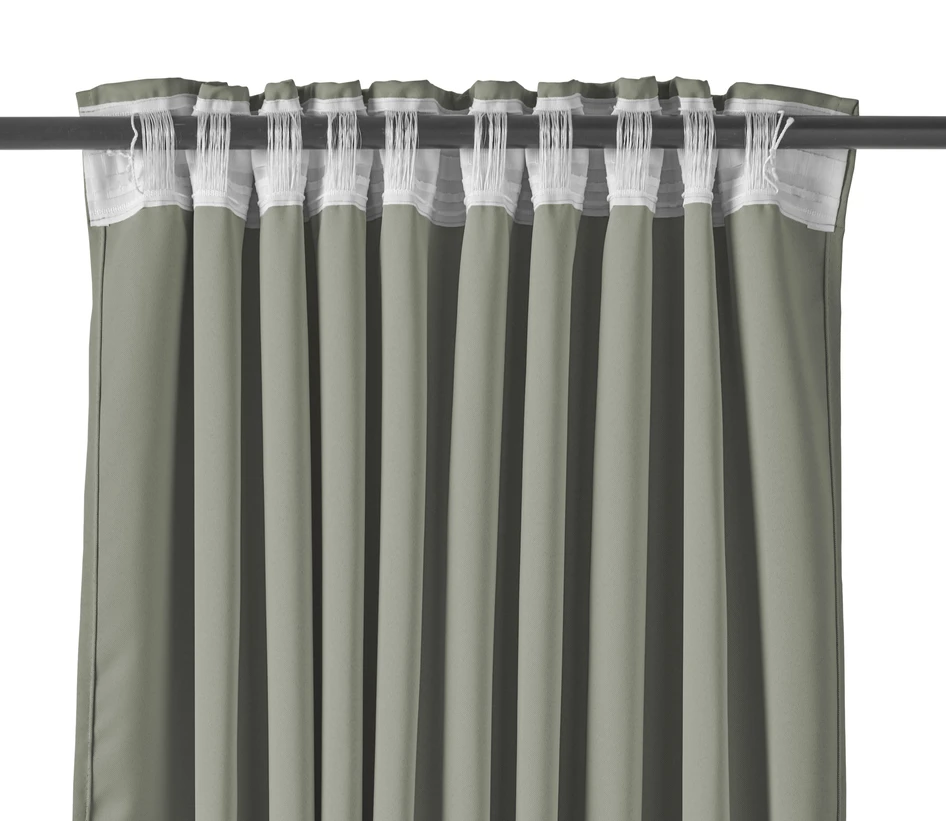 Shade - Rumsförmörkande gardin, 2-pack, 140x250 cm. - Grå