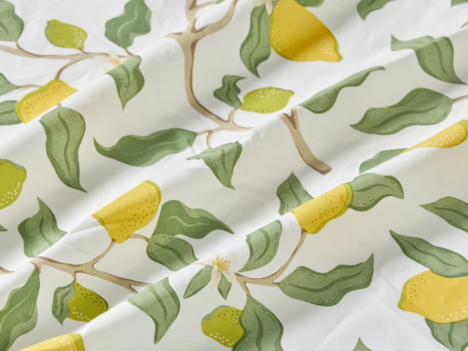 Citrus - Vattenavvisande duk, 140x250 cm - Gul