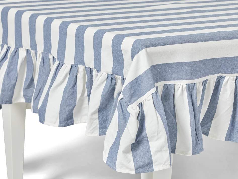 Recycle - Duk,140x250 cm - Blå