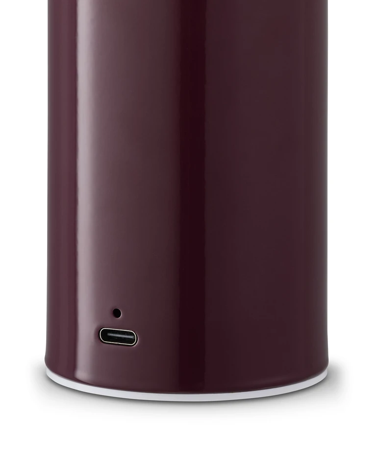 Amos - Portabel bordslampa H25 Ø15 cm - Röd
