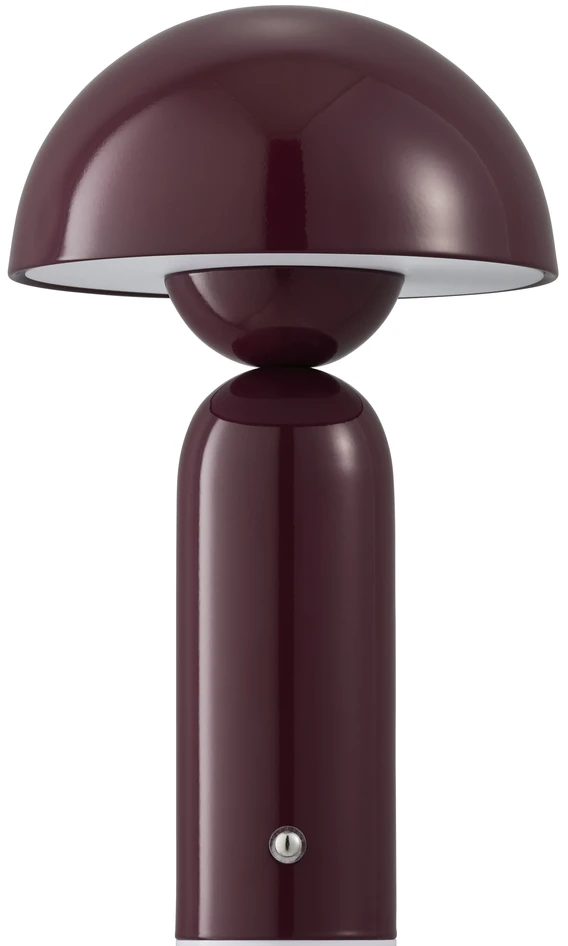 Amos - Portabel bordslampa H25 Ø15 cm - Röd