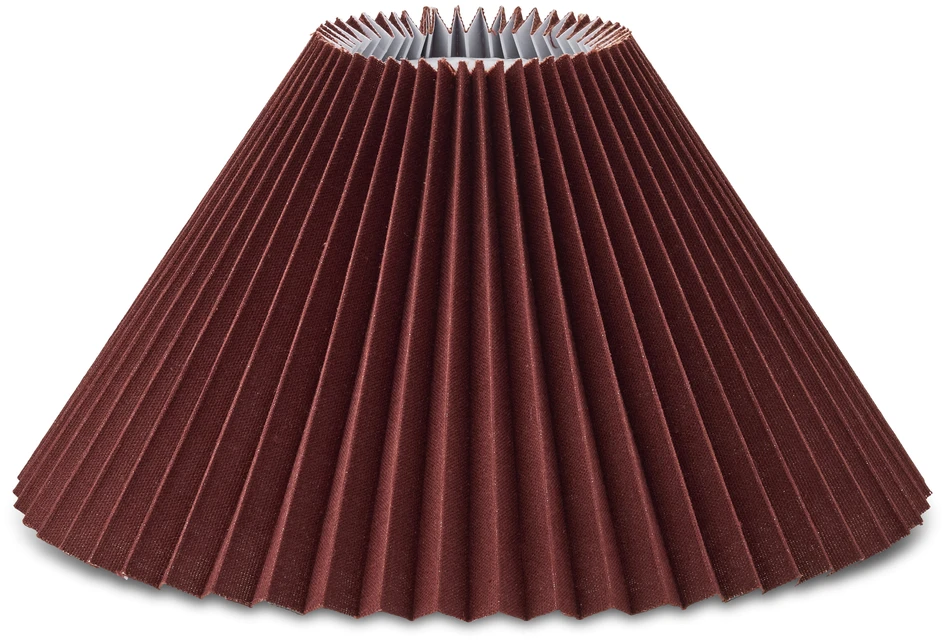 Pleat - Lampskärm H15 Ø28 cm - Röd