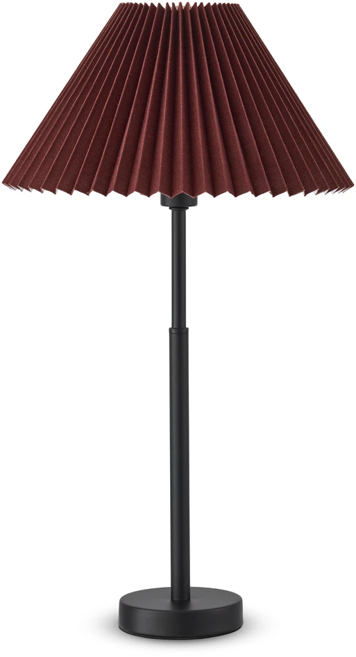 Pleat - Lampskärm H15 Ø28 cm - Röd