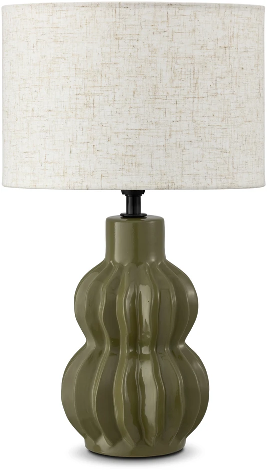Emina - Bordslampa, H38 Ø23 cm - Grön