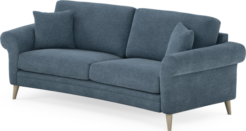 Eden - 2,5-sits soffa svängd - Blå