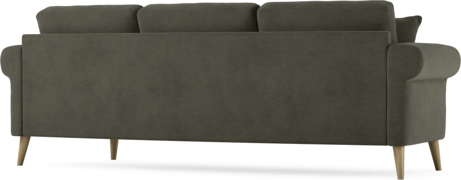 Eden - 3-sits soffa svängd - Grå