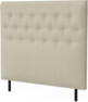 Roma Family pikerad - Sänggavel, 90-180 cm - Beige