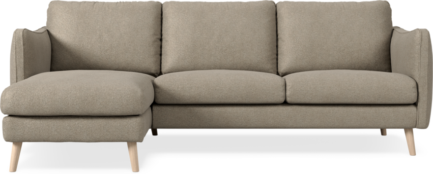 Madison Lux - 2-sits soffa med schäslong vänster - Beige