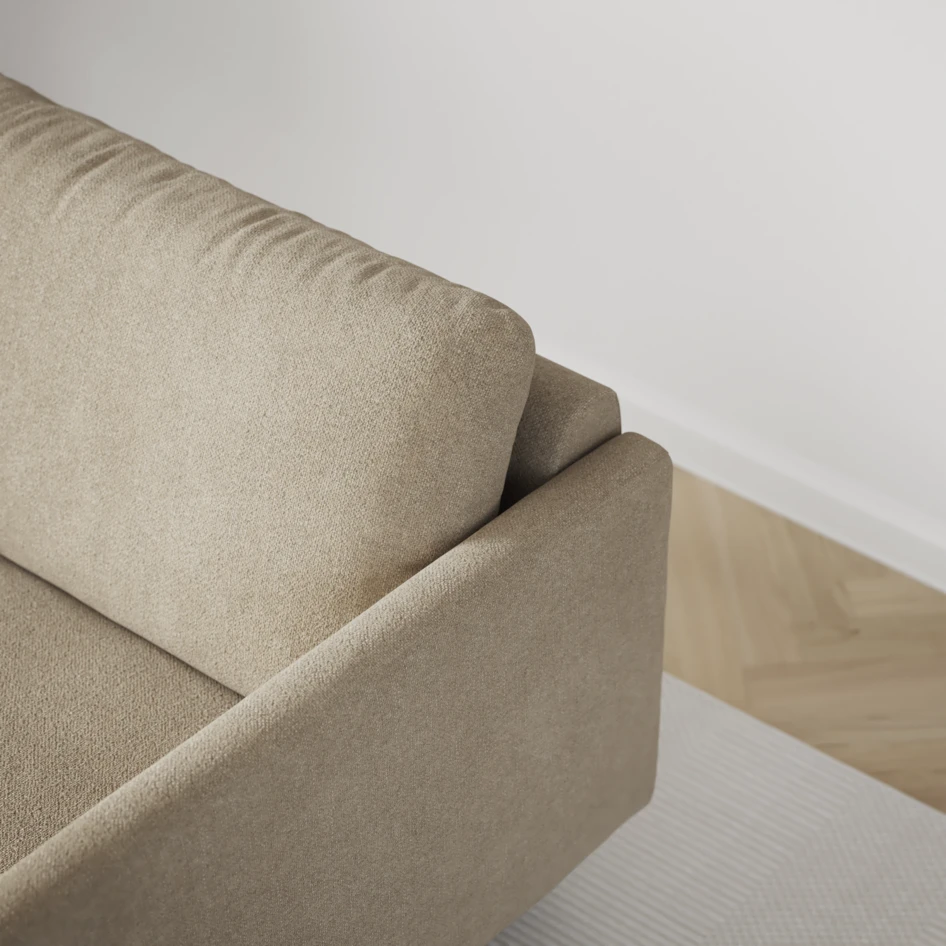 Madison - 2-sits soffa med divan vänster och schäslong höger - Beige